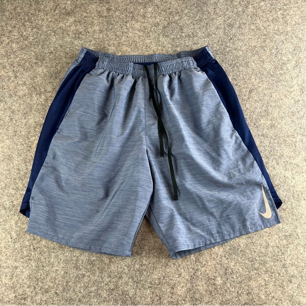 Nike Mens Challenger 8” Brief-Lined Running Shorts Blue BQ5923-492 Sz Medium